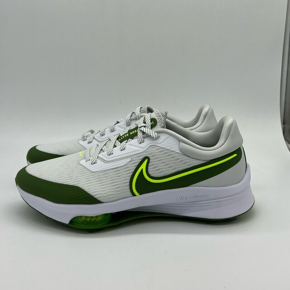 mens Nike Infinity Tour Golf cleats DC5221-173 green white new without box - Picture 2 of 8